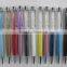 useful ball point pen,school&office crystal touch stylus metal pen crystal ball pen