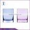 machine made wholesale colored whisky glass