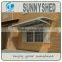 DIY windows canopy with aluminum and polycarbonate