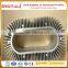Silver andoized flexible aluminium extrusion 30w led accessory heat sink
