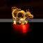 Hot sale chinese zodiac signs crystal Ox wholesale crystal craft gfit figurine furniture