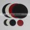 S/8 Round Faux Leather Coaster And Placemat Set,