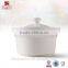 Wholesale korean kitchenware set, hotel soup tureen, ceramic bowl with lid