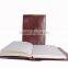 Animal Pattern Embossed Leather Journal Cover With Blue Stone