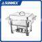 Sunnex Professional Classic Half Size Chafing Dish Set / Buffet Chafer, 4.5Ltr.