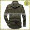 Men fashion designer shirts men 2016 dress shirt multi-pocket tooling