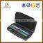 New arrival multipurpose zipper leather wallet OEM leather men purse