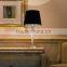 Black bedside table lamp