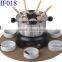 AHF017 25PCS STAINLESS STEEL FONDUE SET