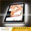 Black frame magnet light box profiles advertising display for shops