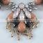 European Style Fashion Elegant Vintage Crystal Flower Statement Necklace