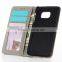 Retro wood leather stand shockproof case for samsung galaxy s7