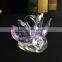 Elegant crystal swan gifts and crafts for wedding souvenir