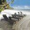 Lightweight folding sun lounger garden lounge furniture Outdoor beach chairs
