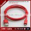 USB Cable Micro USB 2.0 Cable gold plated shielded 3m