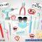 Mustache On A Stick Wedding Party Photo Booth Props Photobooth Funny Masks Bridesmaid Gifts Prop Lips For Wedding Decoration