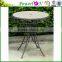 Cheap Price Antique Design Metal Vintage Outdoor Table For Garden Hops 3pc Round Table