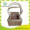 New design wood basket with handle