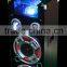 dual 10 inch portable flash light active speaker with trolley