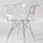 dinning chair/ Clear arm chair / transparent chair
