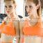 New custom nylon dry fit seamless padded fitness bra tube sport bra Yoga running H back