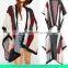 Women Cardigan Fashion Ladies Colorful Stripe Knit Poncho Sweater