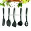 5PC Cheap Price Heat Resistant Food Grade Nylon Kitchen Utensil Set, Nylon Kitchen Tools Set