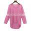 Ladies blouses Long Sleeve Casual Pullover Batwing Pullover Top