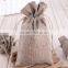  express  supplier wholesale cotton linen drawstring bag
