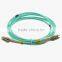 OM3 50/125 lc-lc duplex 10G om3 multimode fiber optic patch cord,MM duplex jumper lc fiber optical patch cord