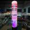 3m LED lighting Inflatable pillar with custom digital printing with rotatable base blower LED inflatable tube with rotate blower