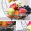 Chrome Fruit Basket With Banana Holder