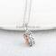 925 Sterling Silver Natural Stone Vintage Pendant Jewelry SPP032W