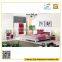modern simple design high gloss bedroom set furniture with uv panel