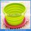 Folding Silicone Pet Bowl Plastic Bowl for Pet