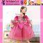 2015 real mode hot sale Sofia Princess dress boutique shop latest design cheaper baby teenage party dress