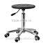 plastic material and home furniture general use chromed chair,plastic chair with steel frame AB-06-3