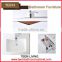2016 new design concise marble top high end french modern Multi layer solid wood home furniture Sanitary bathroom mirror cabinet