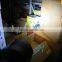 Aluminum alloy solar Power USB Superbright Outdoor LED Flashlight