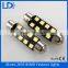 2016 new festoon led dome lights car 41mm 2835 8smd car led festoon light