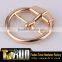 Hot sale fashion metal light gold bag accessories