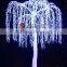Outdoor decoration led white willow tree