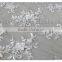 Pure White 3d Flower Lace Bride Pearls Flower Embroidery Lace Fabric