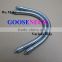 Chrome finish steel flexible gooseneck tube