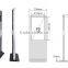 46 inch rolling caption full hd digital totem advertising display stand kiosk