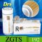 ZGTS derma roller 192 titanium needles, Titanium alloy needle derma roller, 192 needle derma roller for skin beauty .