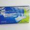 Eu standard professional teeth whitening strips with non peroxider, tooth whitening
