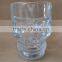 crystal doomed skull glass mug with handle