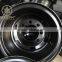 Black color of steel wheel rim as sample steel rims