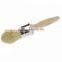 pure bristle hog bristle wax brush with beech wood